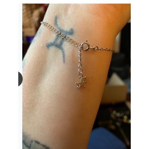 Opal Unicorn Bracelet Sterling Silver Lobster Claw Cubic Zirconia unicorn - Picture 2 of 4